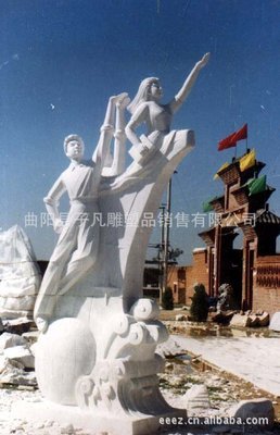 【曲陽石雕 城市石雕 廣場石雕 校園石雕 名人雕塑 人物雕塑SD073】價(jià)格,廠家,圖片,石膏、石料工藝品,曲陽縣子凡雕塑品銷售-